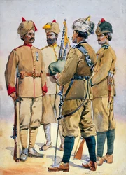 Soldiers of the Frontier Force, illustration for 